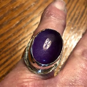 Gorgeous Amethyst .925 Sterling Silver Ring C-5-2